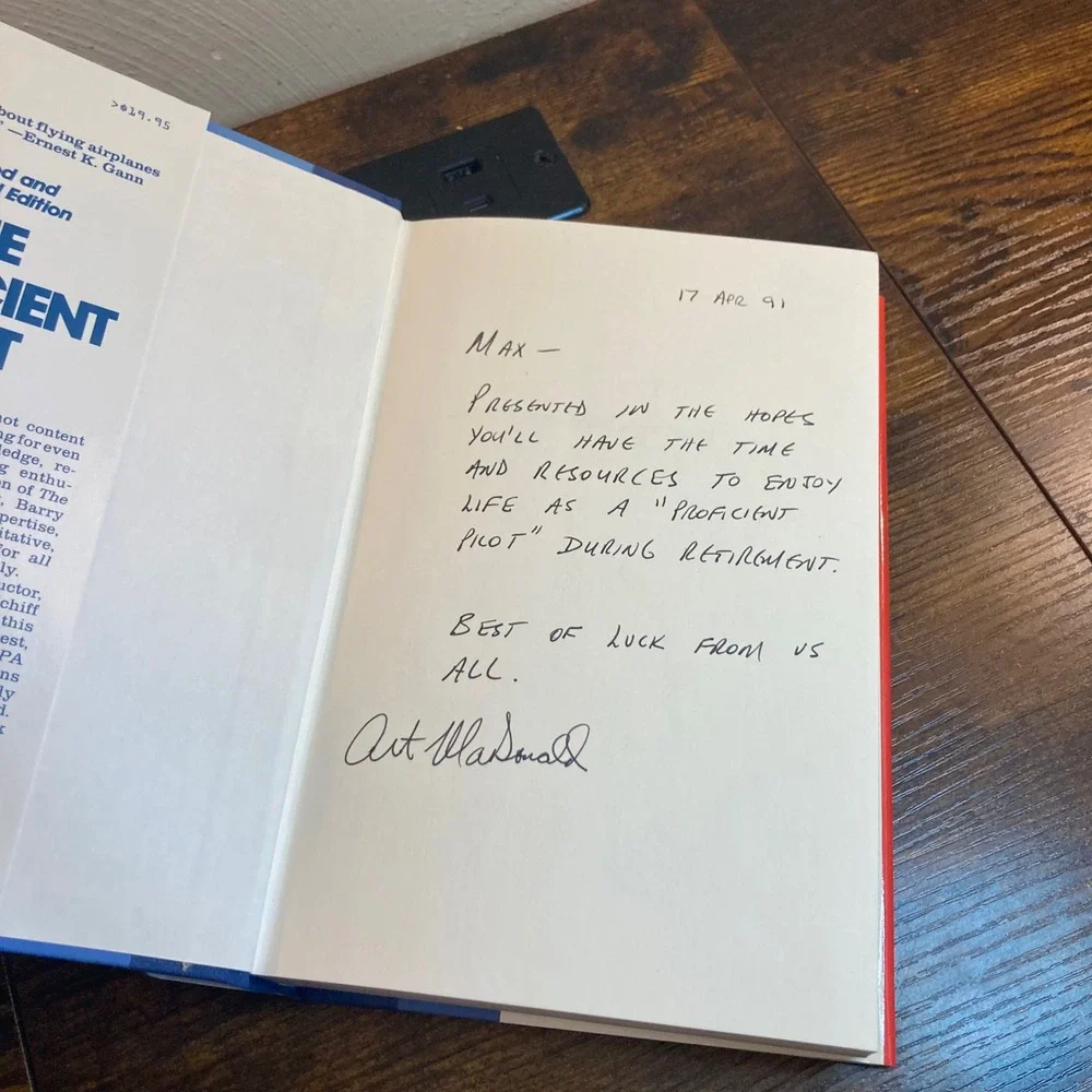 The Proficient Pilot Barry Schiff AOPA HC w/ DJ Flying Airplanes Vtg